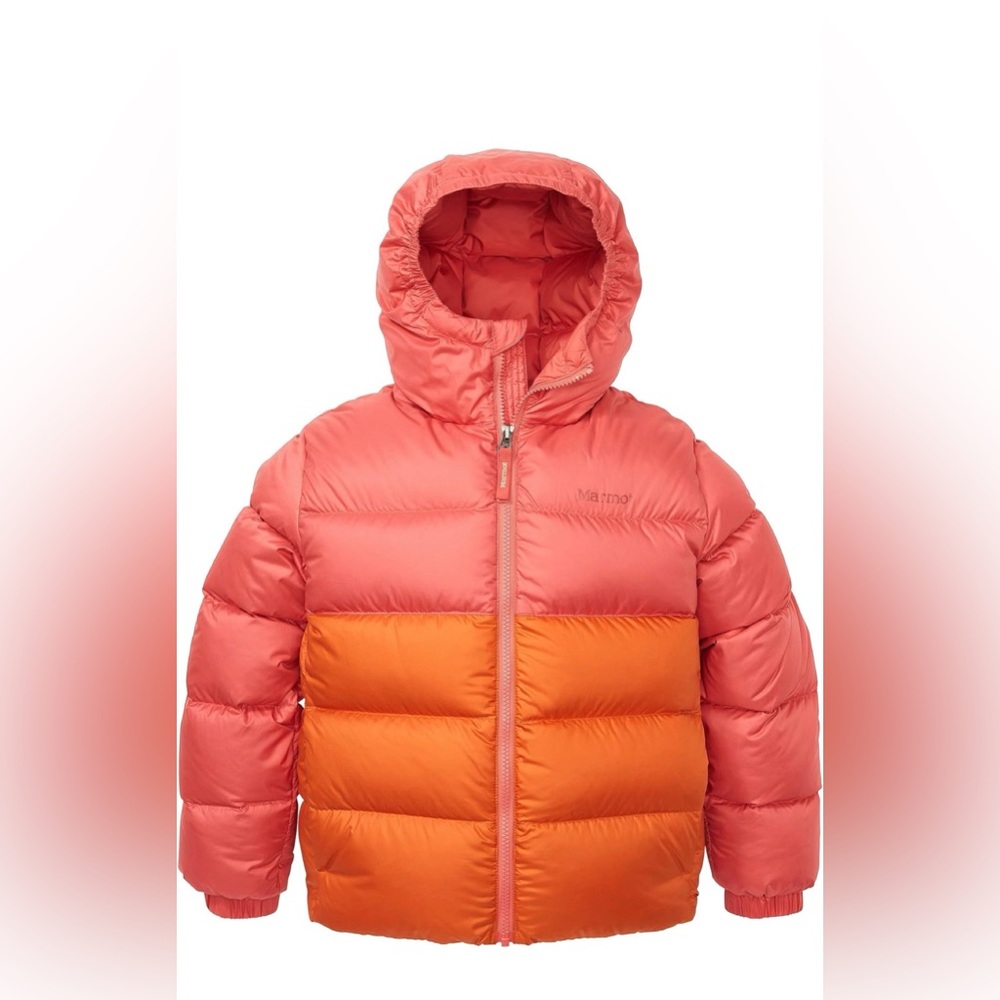 Marmot Red Puffer Jacket - Down Hoody